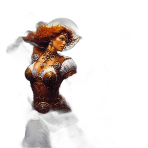 concept art, fantasy art, comic book art, photorealistic transparent PNG cut-out