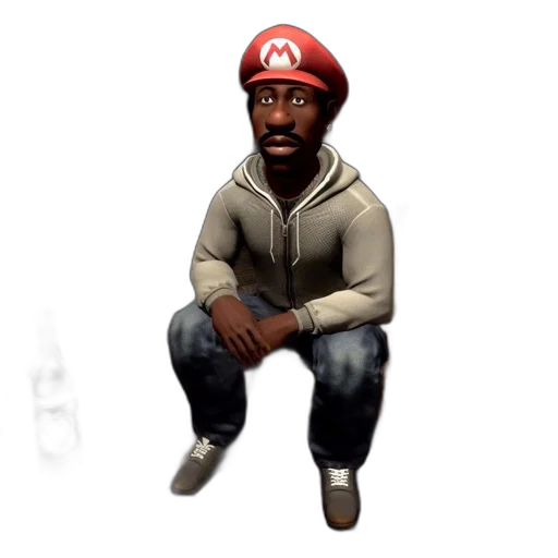 hat, staff, jacket, face transparent PNG cut-out
