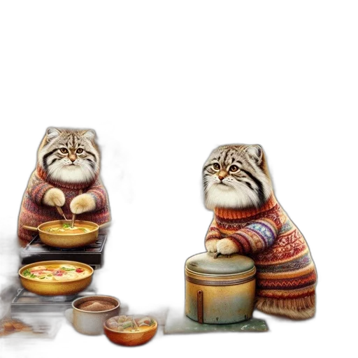 food, concept art, 3d render, photorealistic transparent PNG cut-out