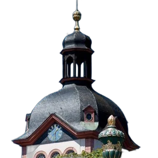 building, hat, crown, 3d render transparent PNG cut-out