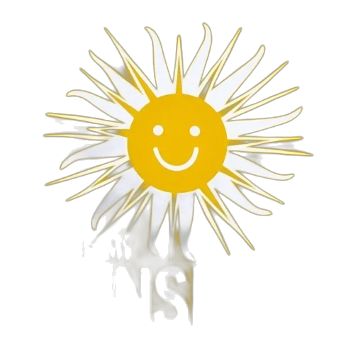 staff, flower, crown, 3d render transparent PNG cut-out