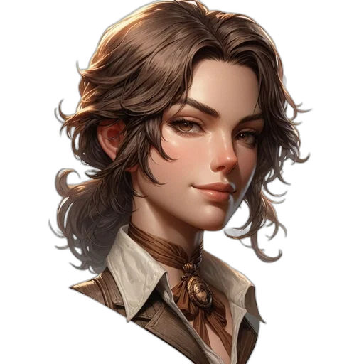 staff, face, jacket, crown transparent PNG cut-out