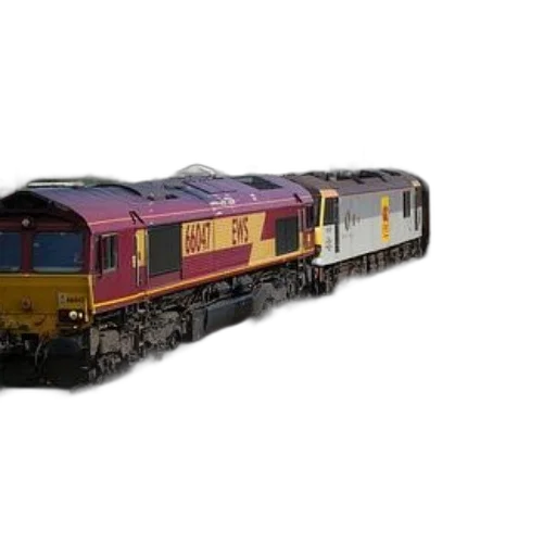 3d render, train, number, 66047 transparent PNG cut-out