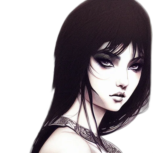 face, mask, fantasy art, photorealistic transparent PNG cut-out