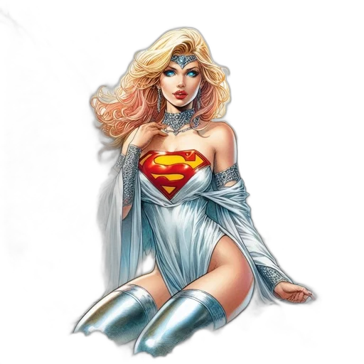 dress, comic book art, concept art, fantasy art transparent PNG cut-out