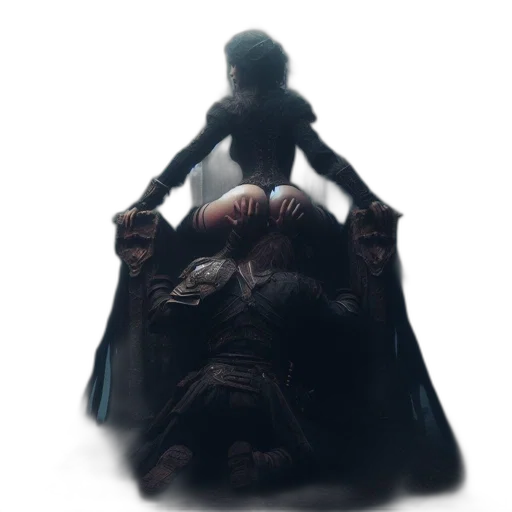 crown, weapon, creature, sword transparent PNG cut-out