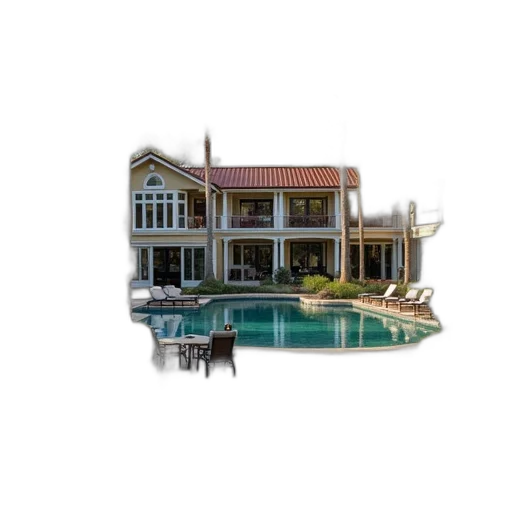 building, 3d render, photorealistic, concept art transparent PNG cut-out