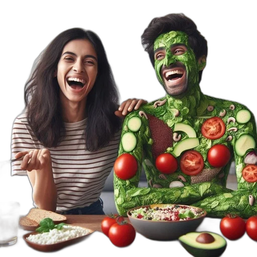 food, face, mask, creature transparent PNG cut-out