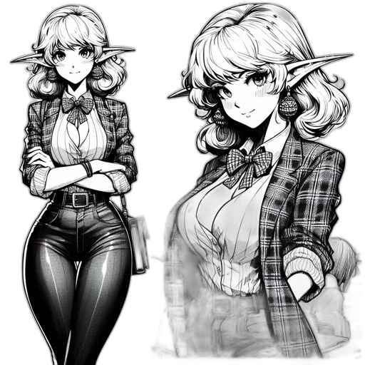 jacket, concept art, anime, cartoon transparent PNG cut-out