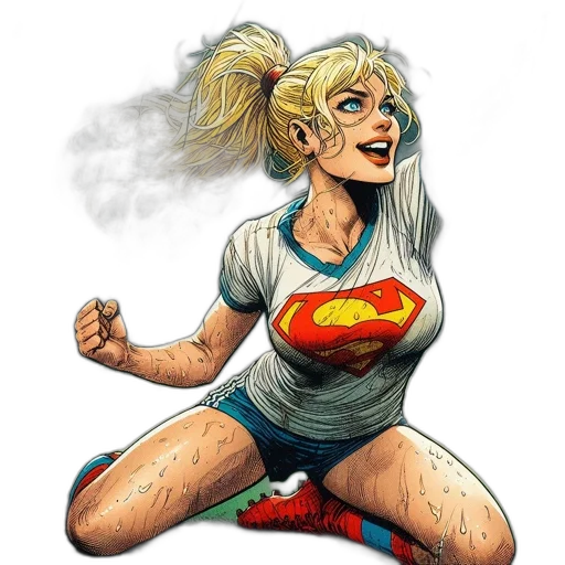 comic book art, concept art, fantasy art, cartoon transparent PNG cut-out