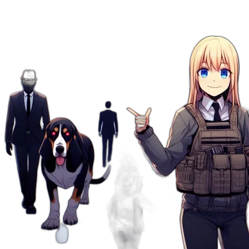 staff, animal, jacket, creature transparent PNG cut-out