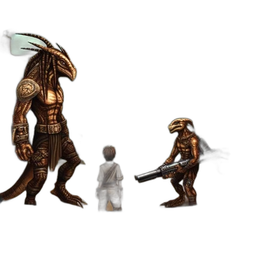 dragon, robot, creature, concept art transparent PNG cut-out