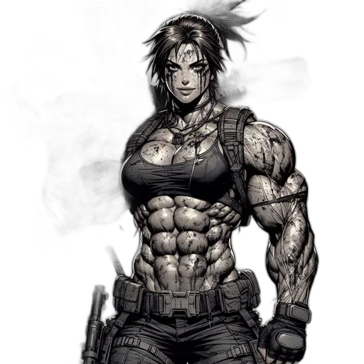 weapon, comic book art, concept art, cyberpunk transparent PNG cut-out
