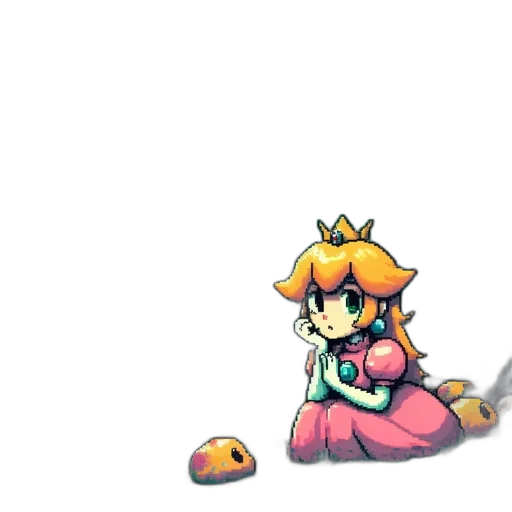 crown, staff, dress, creature transparent PNG cut-out