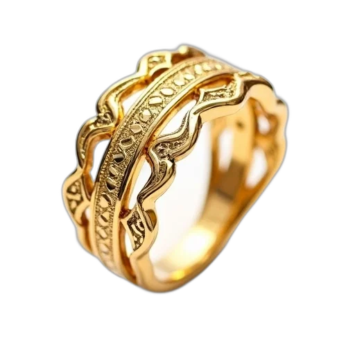 jewelry, crown, 3d render, golden transparent PNG cut-out