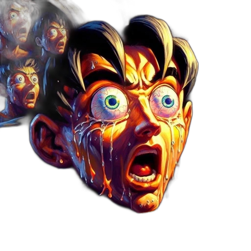 mask, face, creature, concept art transparent PNG cut-out