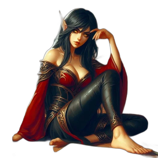 fantasy art, comic book art, concept art, pixel art transparent PNG cut-out