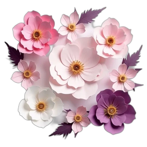 flower, crown, jewelry, photorealistic transparent PNG cut-out