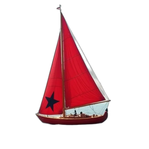 staff, hat, umbrella, 3d render transparent PNG cut-out
