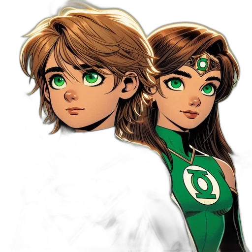 comic book art, concept art, cartoon, fantasy art transparent PNG cut-out