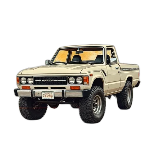 car, photorealistic, 1970, toyota transparent PNG cut-out
