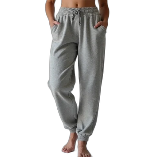 hanr, women, fleepants, pockets transparent PNG cut-out