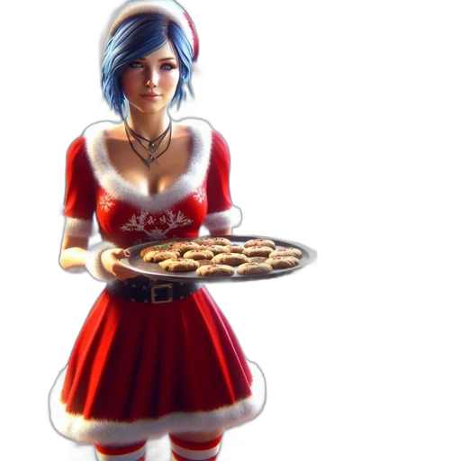 dress, food, 3d render, concept art transparent PNG cut-out