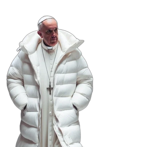 jacket, 3d render, concept art, elderly transparent PNG cut-out