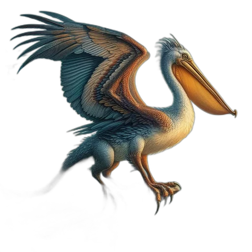animal, dragon, creature, staff transparent PNG cut-out