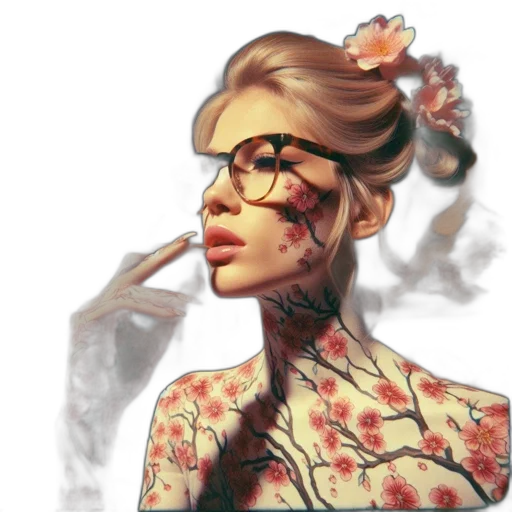 face, dress, jewelry, photorealistic transparent PNG cut-out