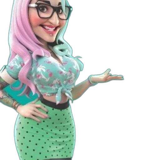 dress, robot, staff, creature transparent PNG cut-out