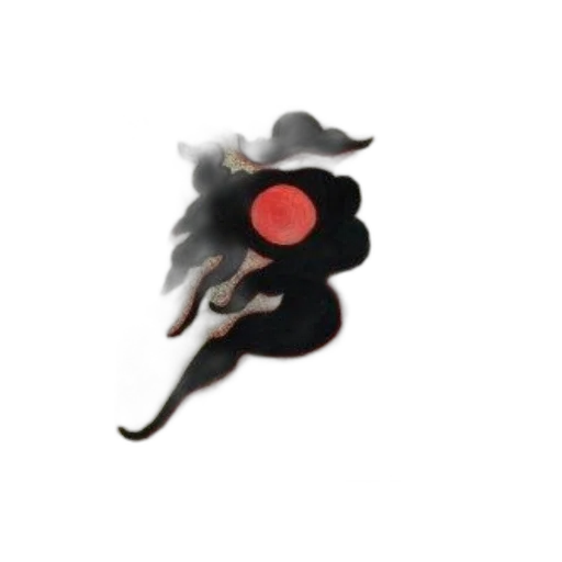 staff, dragon, flower, hair transparent PNG cut-out