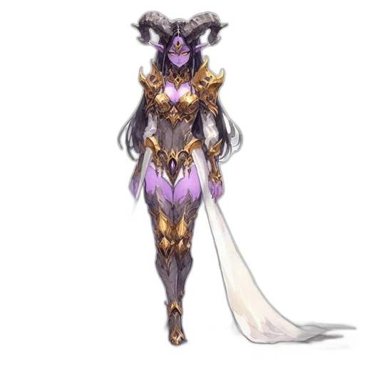 dress, staff, concept art, fantasy art transparent PNG cut-out