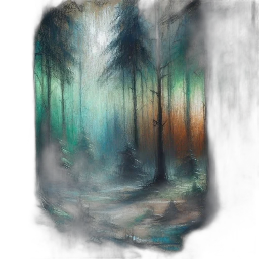 tree, bottle, jacket, creature transparent PNG cut-out