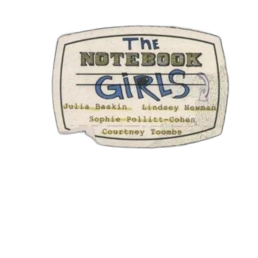 notebook, girls, book, cover transparent PNG cut-out