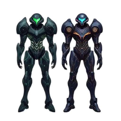 robot, concept art, 3d render, pixel art transparent PNG cut-out