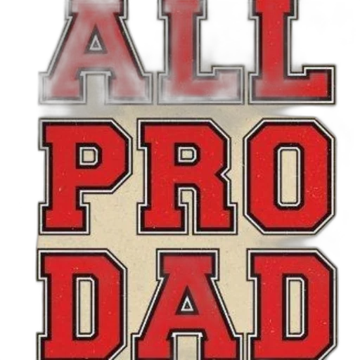 all, pro, dad, bold transparent PNG cut-out