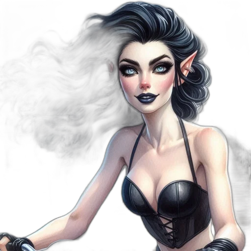 fantasy art, concept art, comic book art, photorealistic transparent PNG cut-out