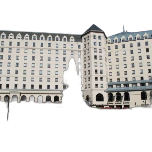 building, 3d render, photorealistic, concept art transparent PNG cut-out