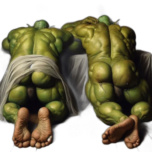creature, shoes, photorealistic, concept art transparent PNG cut-out