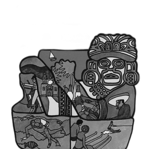 mask, robot, face, jacket transparent PNG cut-out