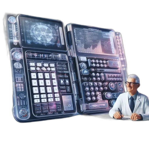robot, cyberpunk, vaporwave, concept art transparent PNG cut-out