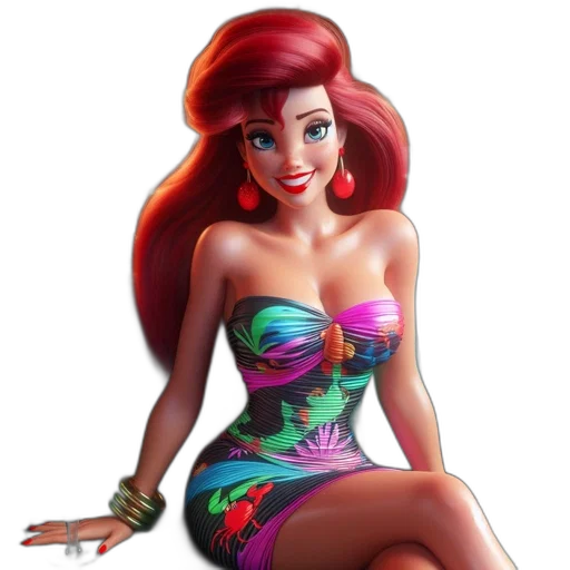dress, jewelry, cartoon, fantasy art transparent PNG cut-out