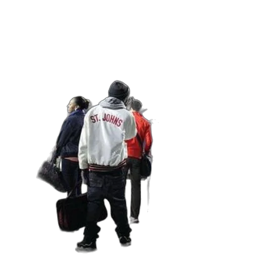 jacket, staff, people, waiting transparent PNG cut-out