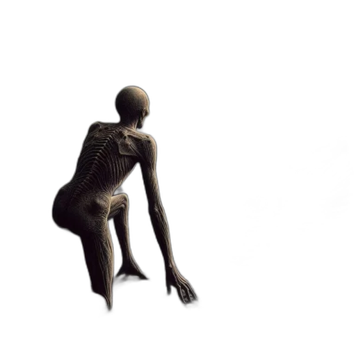 robot, creature, dress, mask transparent PNG cut-out