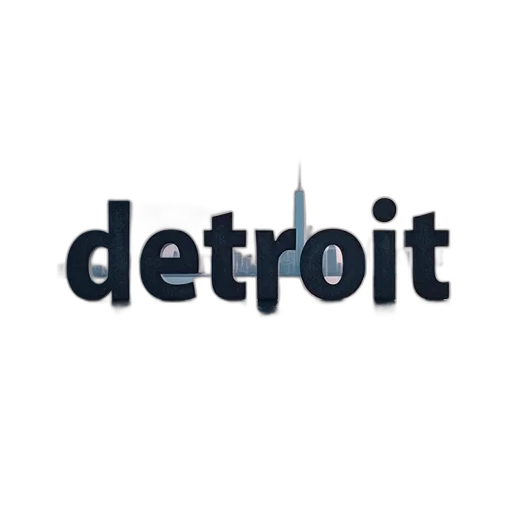 detroit, michigan, skyline, distance transparent PNG cut-out