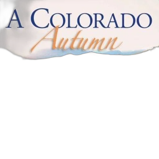 colorado, autumn, book, cover transparent PNG cut-out