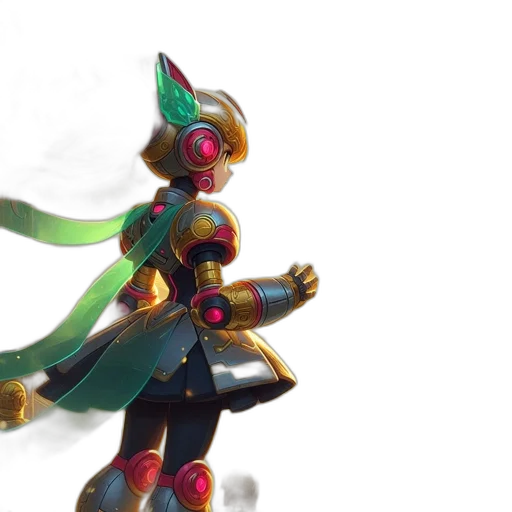 robot, weapon, staff, concept art transparent PNG cut-out
