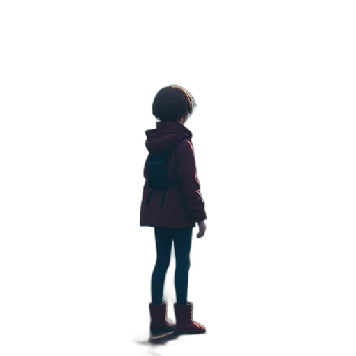 jacket, robot, dress, creature transparent PNG cut-out