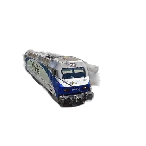3d render, photorealistic, concept art, train transparent PNG cut-out